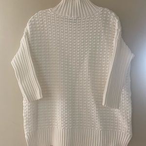 Winter White Cotton Sweater